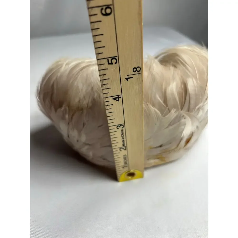 VTG Europa ladies hat duck feathers 1960 Art Deco revival in1930's Great Gatsby